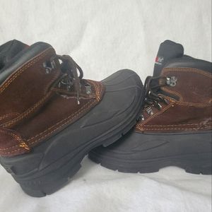 Thermolite Mens Boots Brown Black Size 8